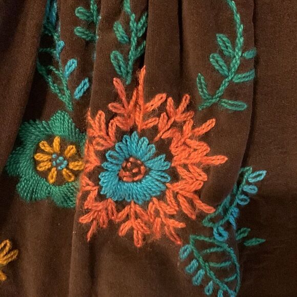 Judith March Size Small 3-tiered ruffle jacket w/bell sleeves & appliqué detail - Picture 3 of 13